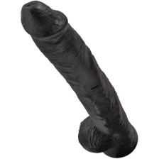 KING COCK - PENE REALISTICO CON SFERE 30.5 CM NERO