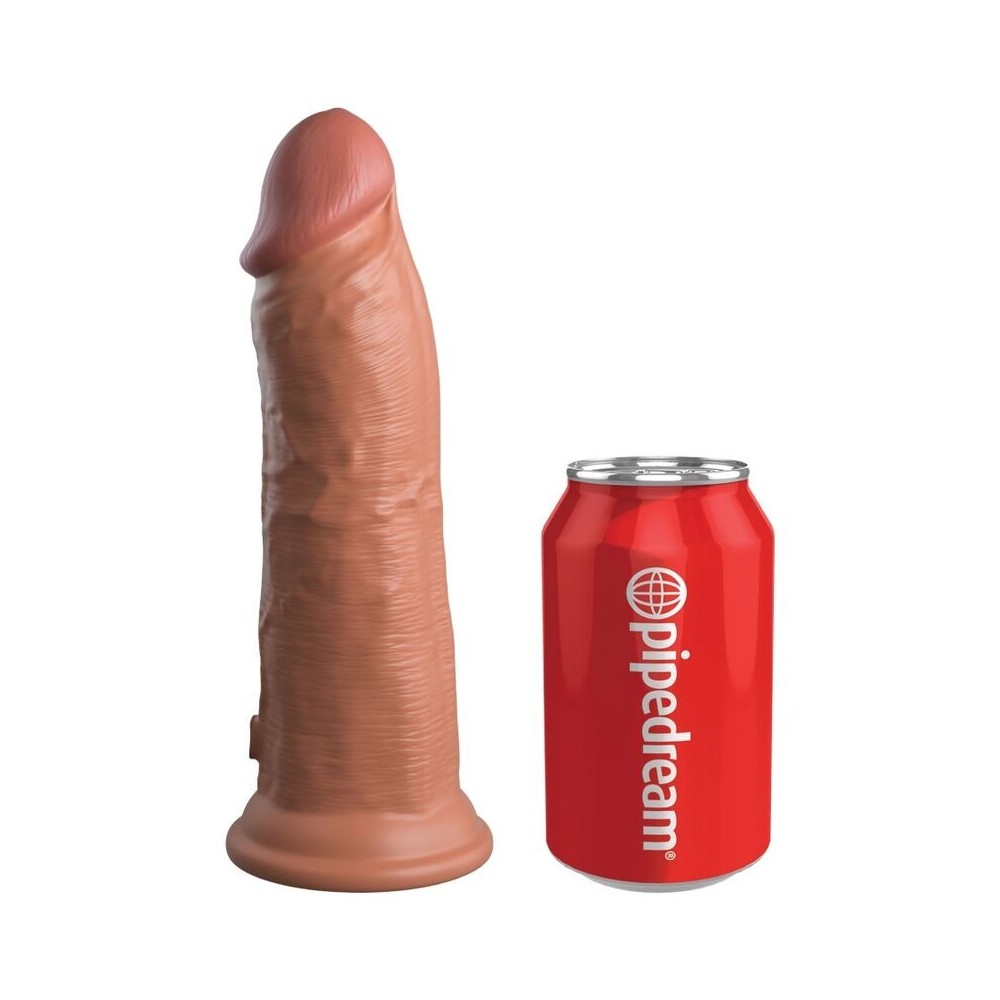 KING COCK - ELITE DILDO DE SILICONE REALISTA 20.3 CM CARAMELO