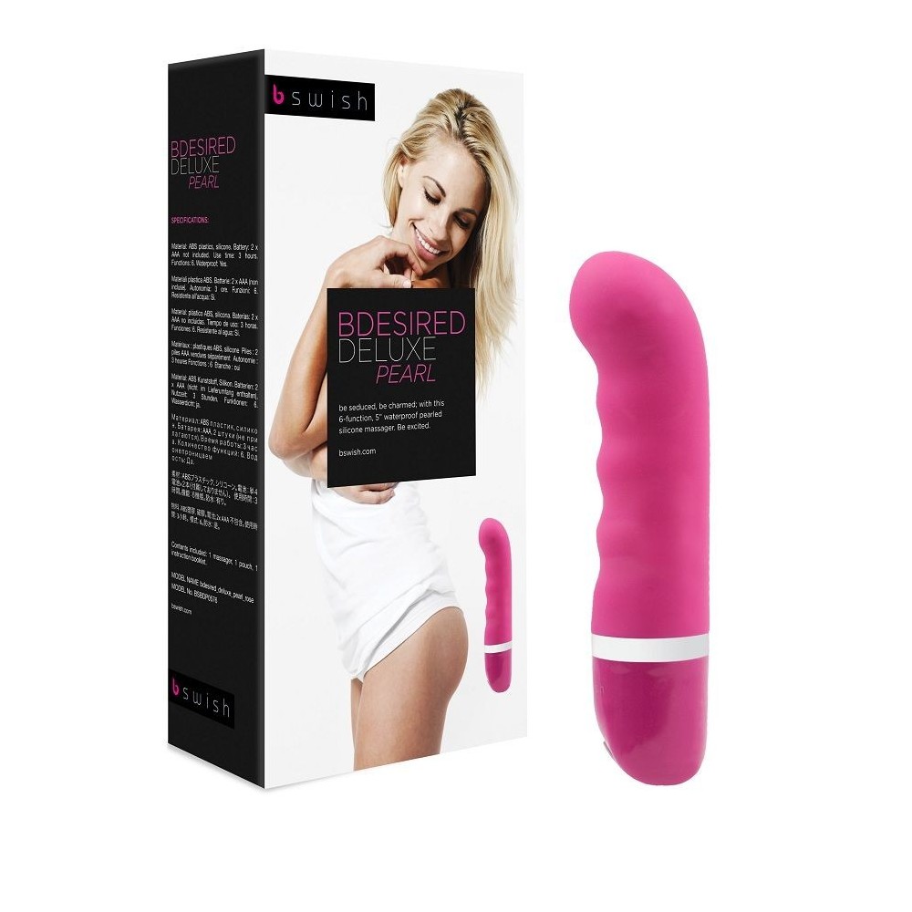 B SWISH - BDESIRED DELUXE PEARL VIBRADOR ROSA