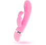 INTENSE - VIBRATEUR OSCILLANT SUSY SILICONE LAPIN ROSE