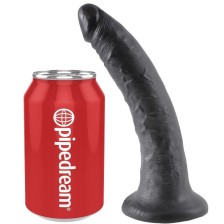 KING COCK - 7 DILDO NERO 17.8 CM