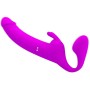 PRETTY LOVE - ZANINI STRAPLESS STRAP-ON 10 VIBRATIONS PURPLE