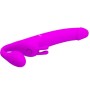 PRETTY LOVE - ZANINI STRAPLESS STRAP-ON 10 VIBRATIONS VIOLET