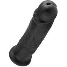 KING COCK - 10 DILDO PRETO 25 CM