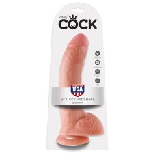 KING COCK - 9 SCHWANZFLEISCH MIT EIER 22.9 CM