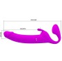 PRETTY LOVE - ZANINI STRAPLESS STRAP-ON 10 VIBRAÇÕES ROXO