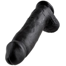 KING COCK - 12 GODE NOIR AVEC BOULES 30.48 CM