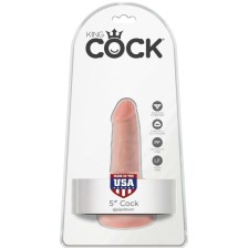 KING COCK - DILDO CON SFERE 14 CM - CARNE