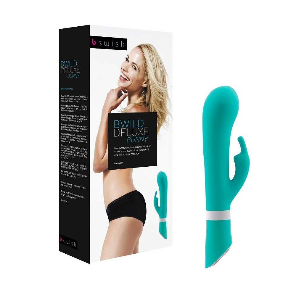 B SWISH - BWILD DELUXE BUNNY RABBIT VIBRATOR JADE