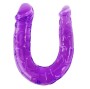 BAILE - DILDO DUPLO EM GELÉIA FLEXÍVEL LILS