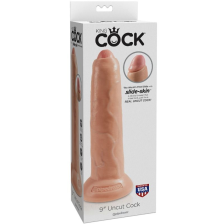 KING COCK - REALISTIC DILDO UNCUT FLESH 23 CM