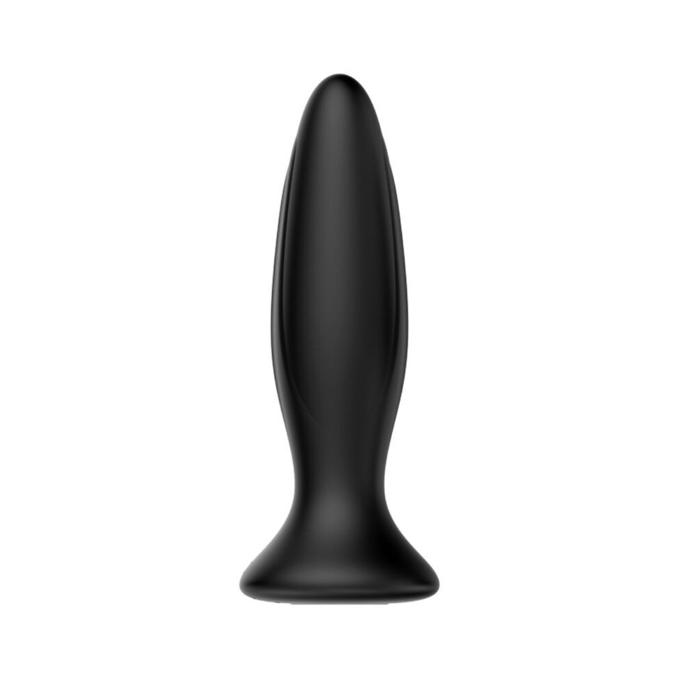 MR PLAY - PLUG ANAL VIBRADOR PRETO RECARREGVEL