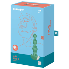 SATISFYER - LOLLI PLUG 2 PLUG VIBRATOR GREEN