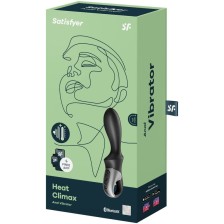 SATISFYER - APP VIBRATORE ANALE HEAT CLIMAX NERO