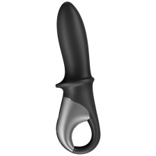 SATISFYER - APLICATIVO VIBRADOR ANAL HOT PASSION PRETO