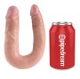 KING COCK - U-SHAPED MEDIUM DOUBLE TROUBLE FLESH 13.9 CM