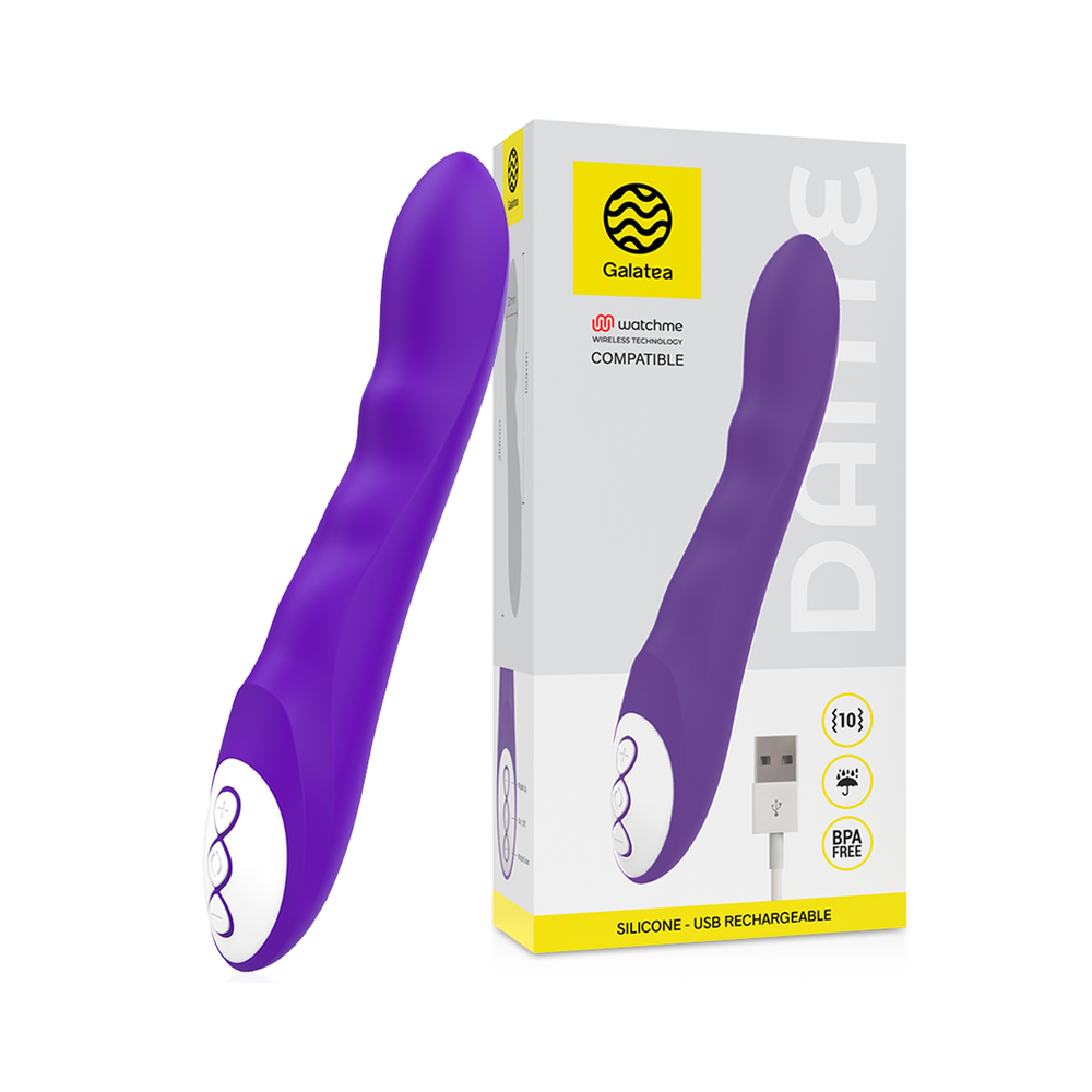 GALATEA - DANTE PURPLE VIBRATOR + WATCHME REMOTE CONTROL