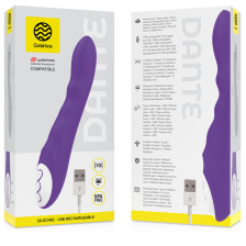 GALATEA - DANTE VIBRATORE VIOLA + TELECOMANDO WATCHME