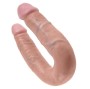 KING COCK - GODE DOUBLE PÉNÉTRATION 13.9 CM NATUREL