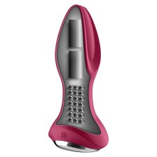 SATISFYER - APPLICATION DE PLUG VIBRANT ROTATOR PLUG 2+ ROUGE