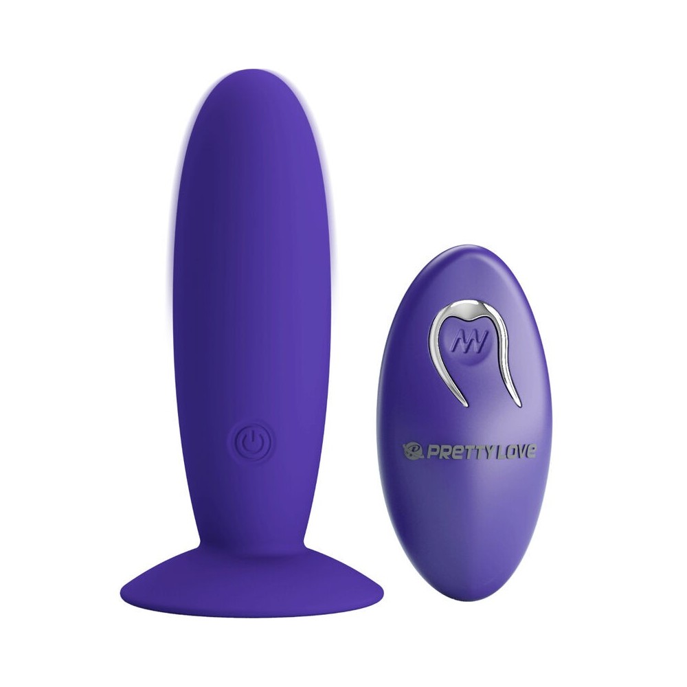 PRETTY LOVE - JUVENTUDE PLUG VIBRADOR ANAL CONTROLE REMOTO VIOLETA