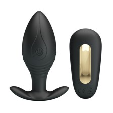 PRETTY LOVE - VIBRATEUR RECHARGEABLE REGINA ANAL PLUG NOIR