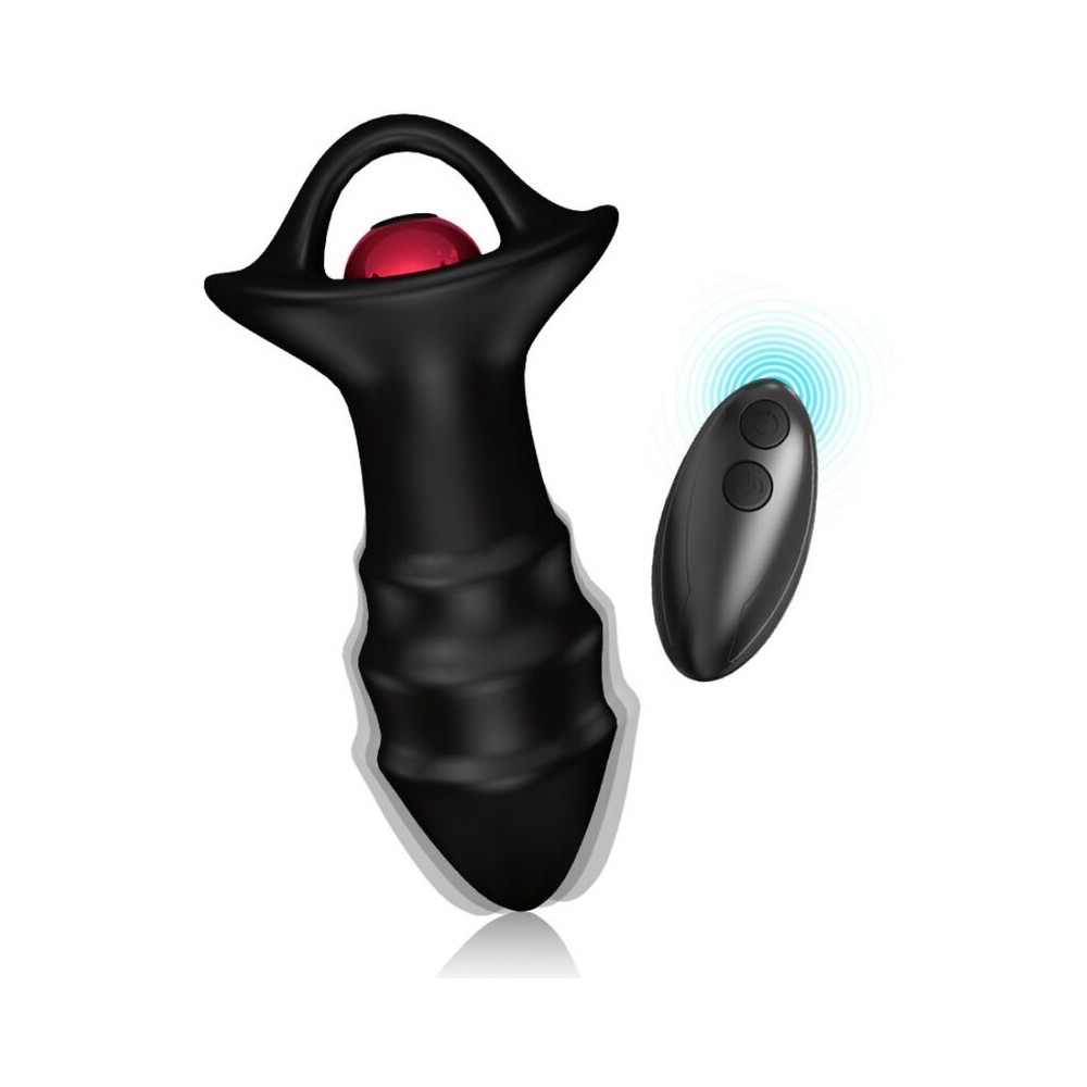 ARMONY - KYLIN FINGER VIBRATOR & ANAL PLUG REMOTE CONTROL BLACK