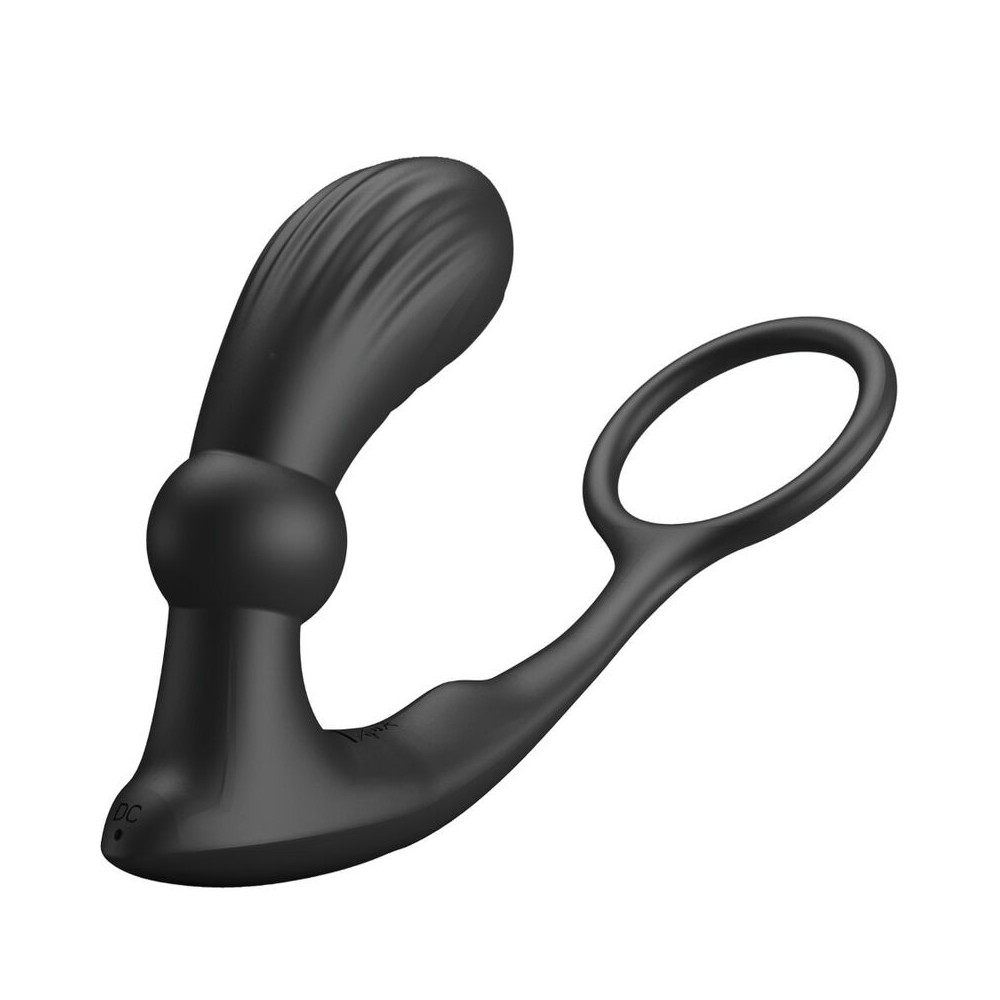 PRETTY LOVE - WARREN BLACK ANAL RING & VIBRATOR