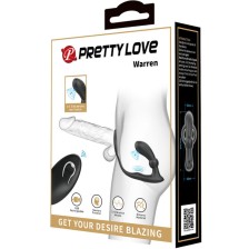 PRETTY LOVE - WARREN BLACK ANAL RING & VIBRATOR