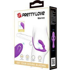 PRETTY LOVE - WARREN VIOLET ANALRING & VIBRATOR