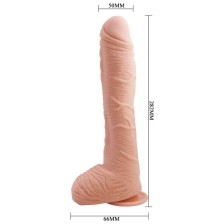 BAILE - GODE EN PEAU RÉALISTE ALEX 27 CM