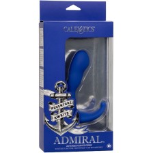 CALEXOTICS - ADMIRAL ESTIMULADOR ANAL CURVO E VIBRADOR AZUL