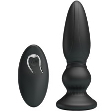 MR PLAY - POWERFUL VIBRATOR REMOTE CONTROL ANAL PLUG BLACK