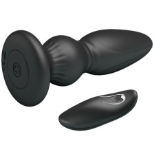 MR PLAY - POWERFUL VIBRATOR REMOTE CONTROL ANAL PLUG BLACK