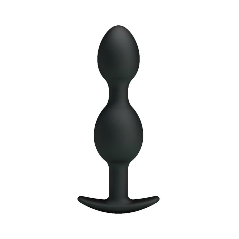 PRETTY LOVE - BALLES ANAL EN SILICONE 12.5 CM NOIRES