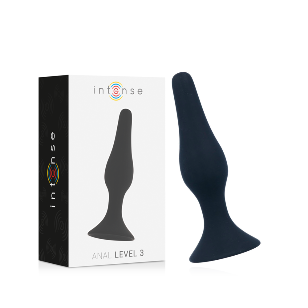 INTENSE - ANAL NÍVEL 3 12,5CM PRETO