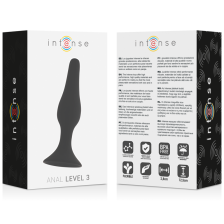 INTENSE - ANAL NÍVEL 3 12,5CM PRETO