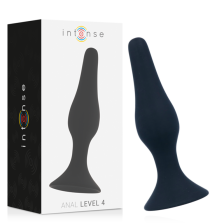 INTENSE - ANALE LIVELLO 4 15,5 CM NERO