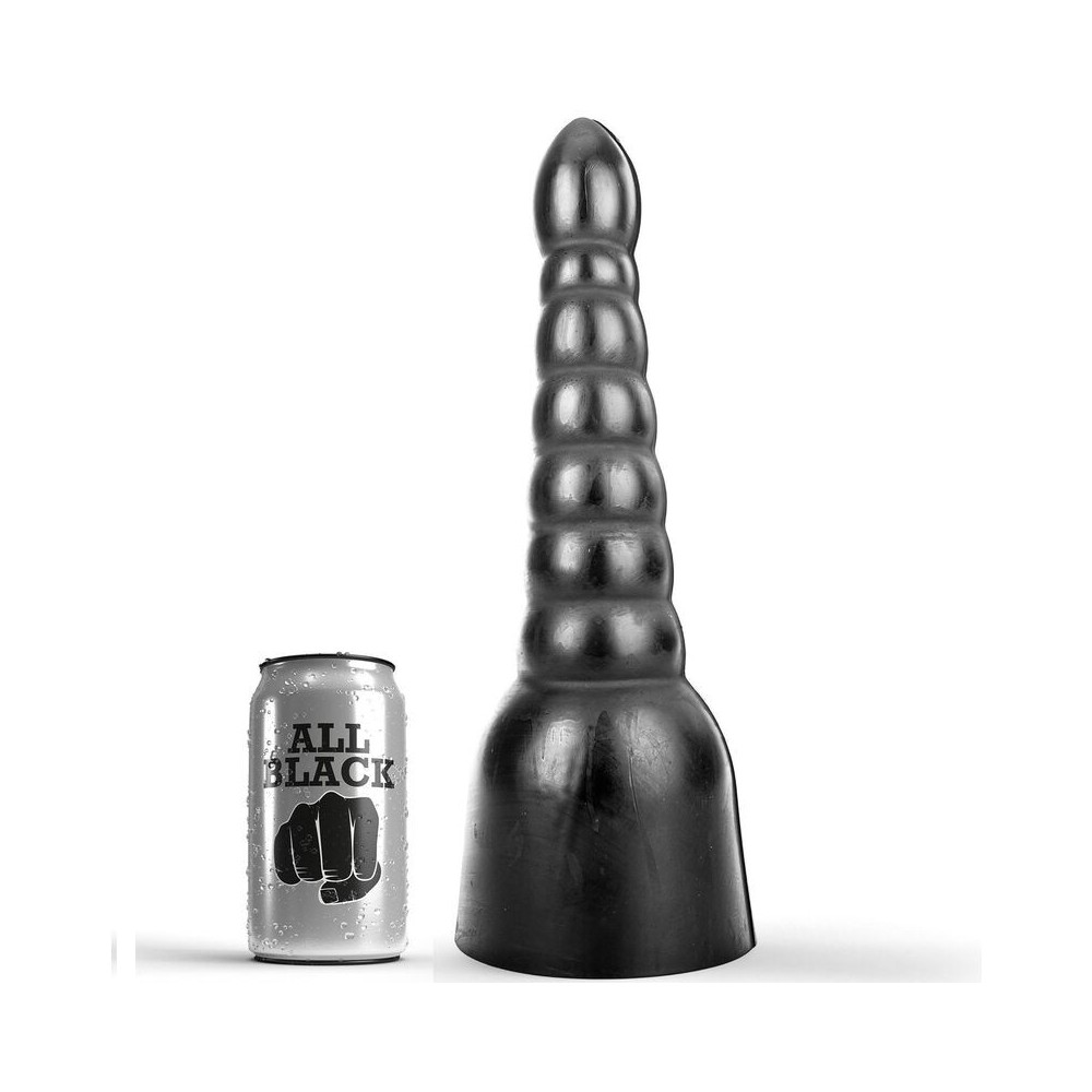 ALL BLACK - DILDO 34 CM