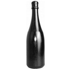 ALL BLACK - ANALFLASCHE 34,5 CM