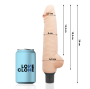 LOVECLONE - VIBRADOR AUTO LUBRIFICANTE HARALD 24 CM -O- 4 CM