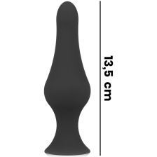 OHMAMA - CONJUNTO DE PLUG ANAL DE SILICONE PRETO