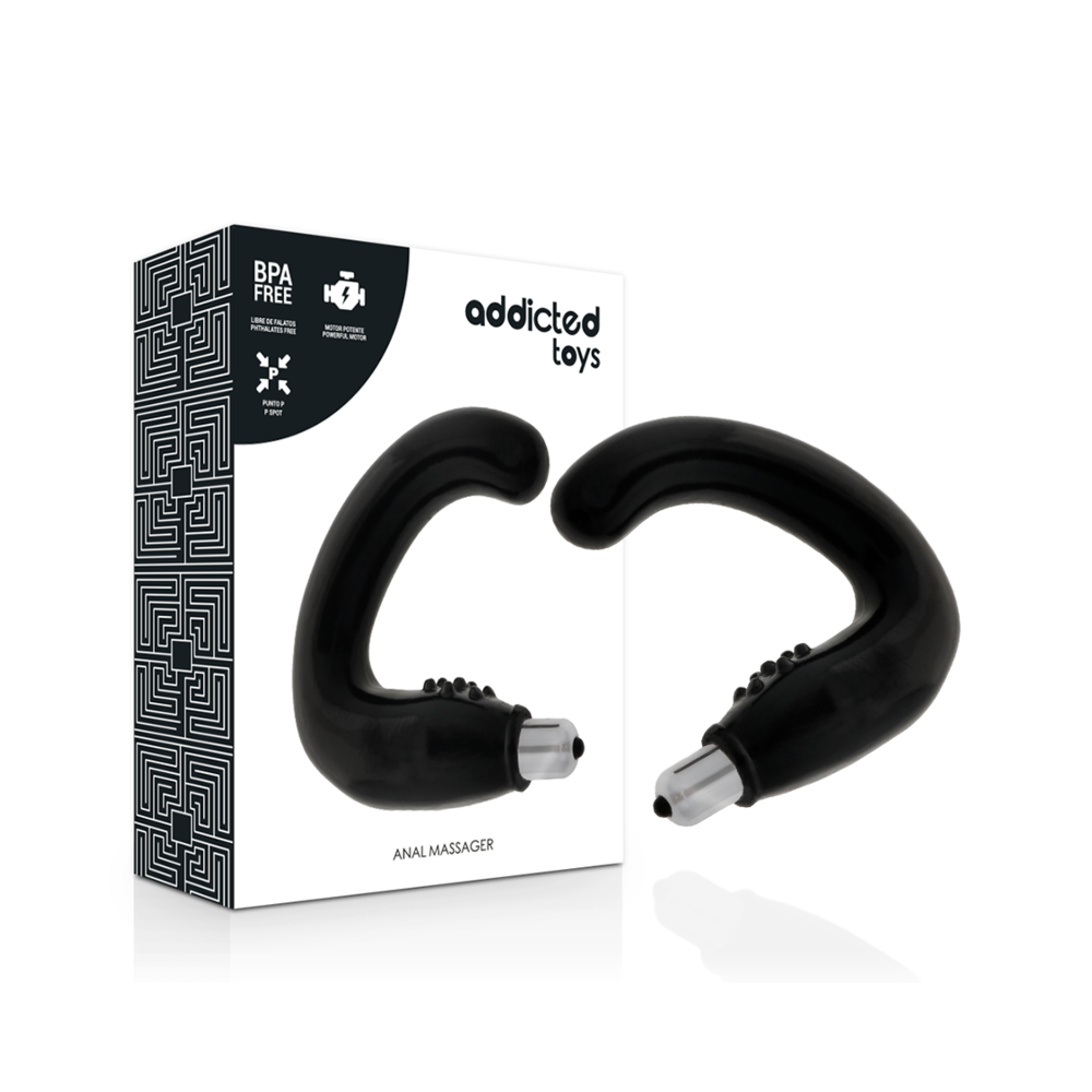 ADDICTED TOYS - MASSAGEIRO ANAL PRETO