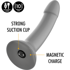 MYTHOLOGY - RUNE MAJESTIC DILDO S - VIBRATORE WATCHME COMPATIBILE CON TECNOLOGIA WIRELESS