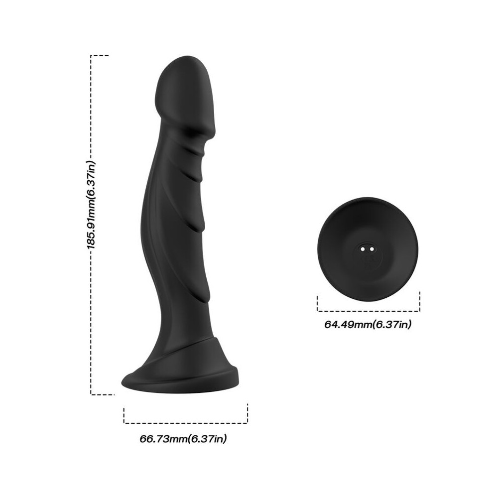 ARMONY - DILDO VIBRATOR & ANAL PLUG FERNBEDIENUNG SCHWARZ