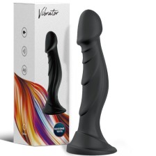 ARMONY - VIBRADOR DILDO E PLUG ANAL CONTROLE REMOTO PRETO