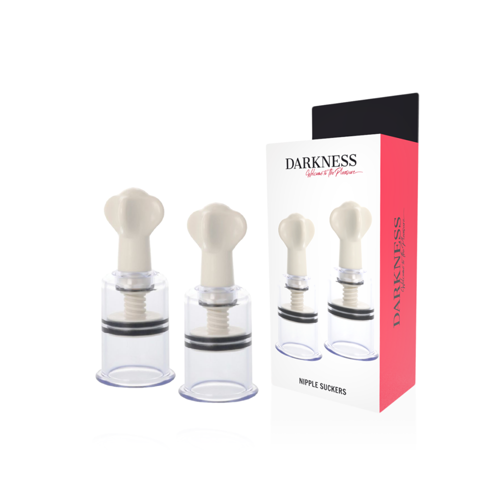 DARKNESS - ASPIRATEUR DE TÉTONS TRANSPARENT 3,1 CM DE DIAMÈTRE