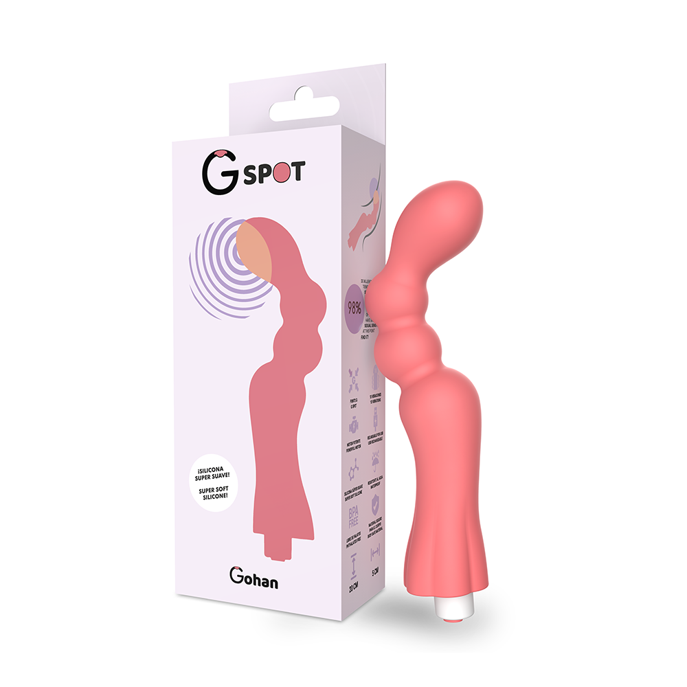 G-SPOT - VIBRADOR GOHAN LIGHT RED