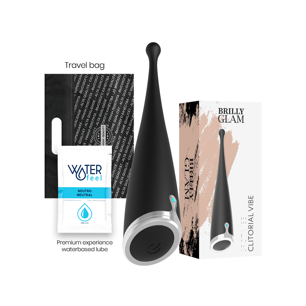 BRILLY GLAM - SPOT VIBE CLITORIAL PRETO