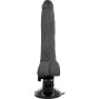 BASECOCK - VIBRATEUR RÉALISTE TÉLÉCOMMANDE NOIR 19 CM -O- 4 CM